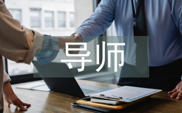 導師專業工作總結