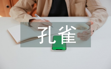 舞劇孔雀的深了解與現代舞蹈思考
