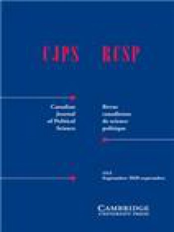 加拿大政治科學(xué)雜志-加拿大科學(xué)政治評(píng)論