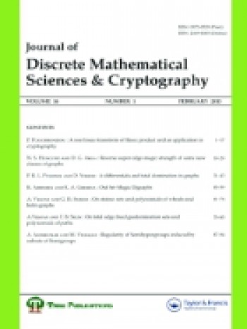 離散數學科學與密碼學雜志