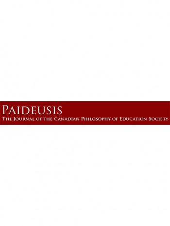 Paideusis-加拿大教育哲學(xué)學(xué)會(huì)期刊